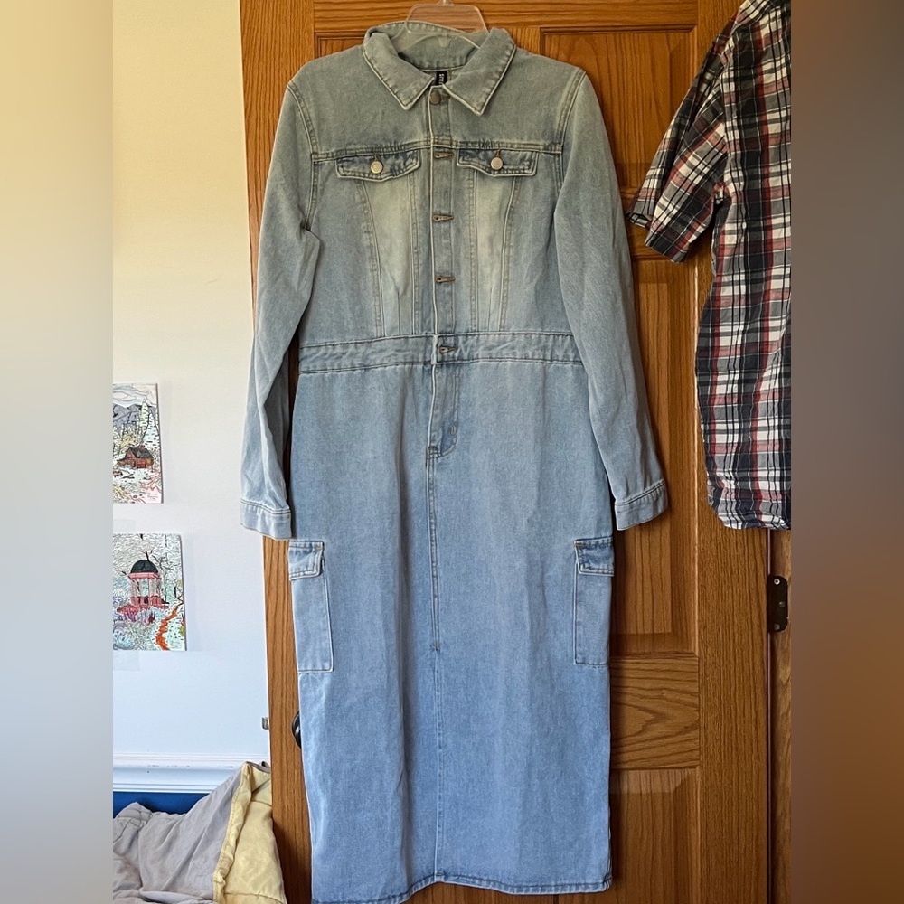 STYLEWE Classic Light Blue Denim dress